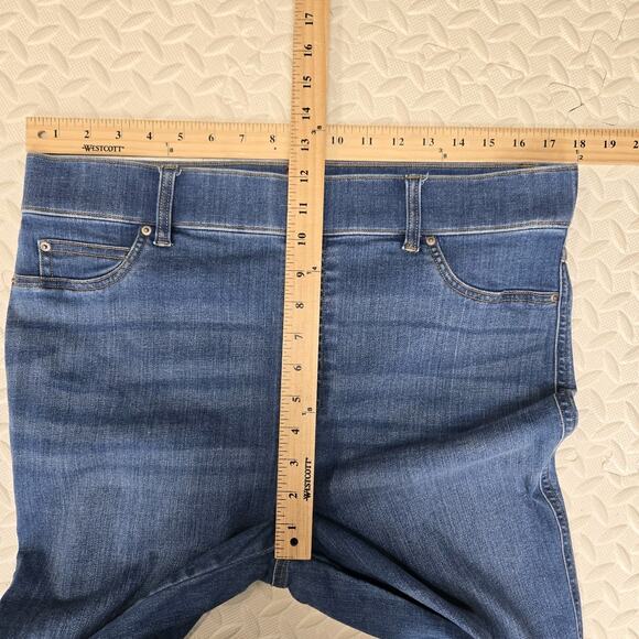 Spanx Jeans Womens XL High Rise EveryWear Flare Pull On Stretch Tall Comfort - Picture 9 of 11
